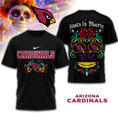 Arizona Cardinals | Premium NFL Day of the Dead 3D Shirt TD