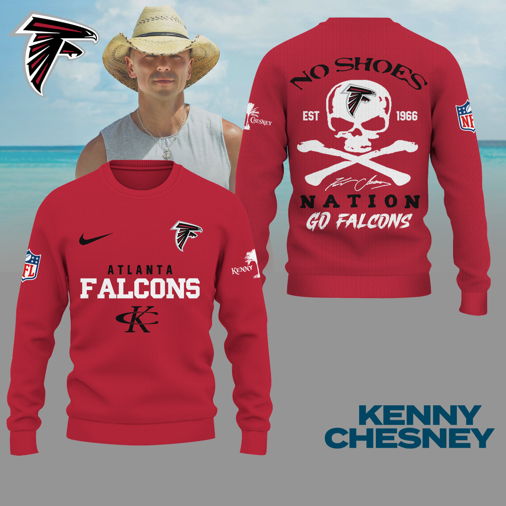 Atlanta Falcons | Premium NFL KNCN Fan 3D Shirt NY - Image 17