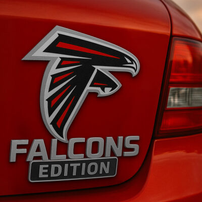 Atlanta Falcons | Premium NFL 3D Car Name Badge HI