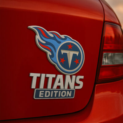 Tennessee Titans | Premium NFL 3D Car Name Badge HI