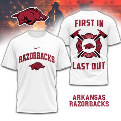 Arkansas Razorbacks | Premium Fire Dept 3D Shirt NCAA TD