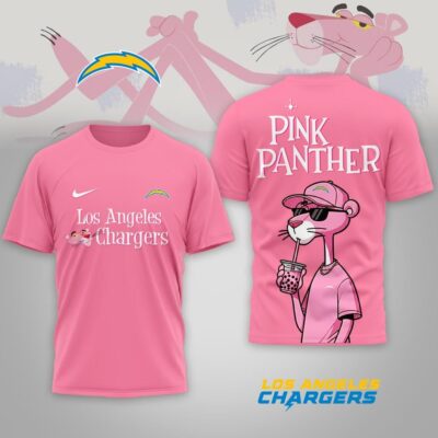 Los Angeles Chargers | Premium NFL Pink Panther 3D Shirt