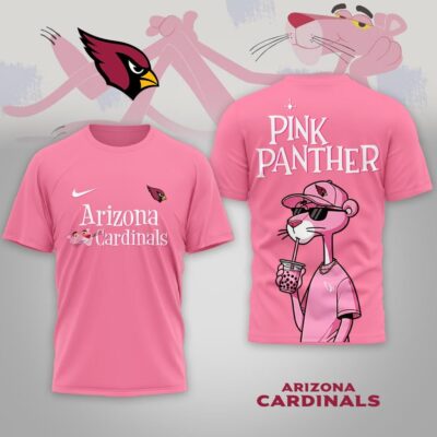 Arizona Cardinals | Premium NFL Pink Panther 3D Shirt