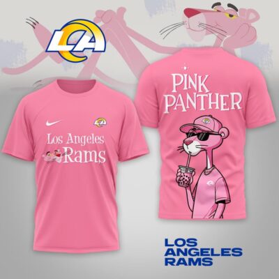 Los Angeles Rams | Premium NFL Pink Panther 3D Shirt