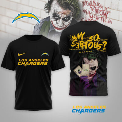 Los Angeles Chargers | Premium NFL Joker Why So Serious 3D Shirt