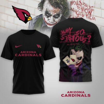 Arizona Cardinals | Premium NFL Joker Why So Serious 3D Shirt