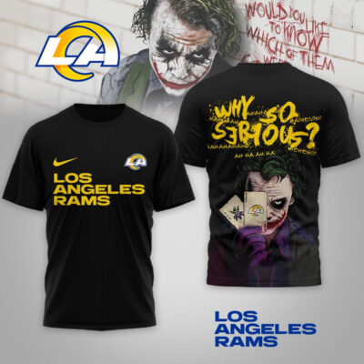 Los Angeles Rams | Premium NFL Joker Why So Serious 3D Shirt