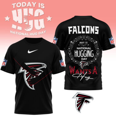 Alternative view of Atlanta Falcons | Premium NFL National Hugging Day 3D Shirt