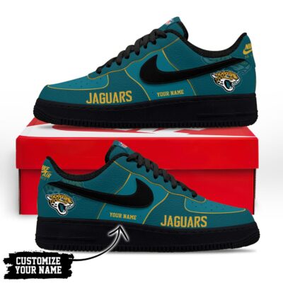 Alternative view of Jacksonville Jaguars | Premium NFL Custom AF1 Shoes NY