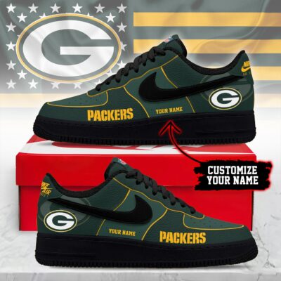 Green Bay Packers | Premium NFL Custom AF1 Shoes NY