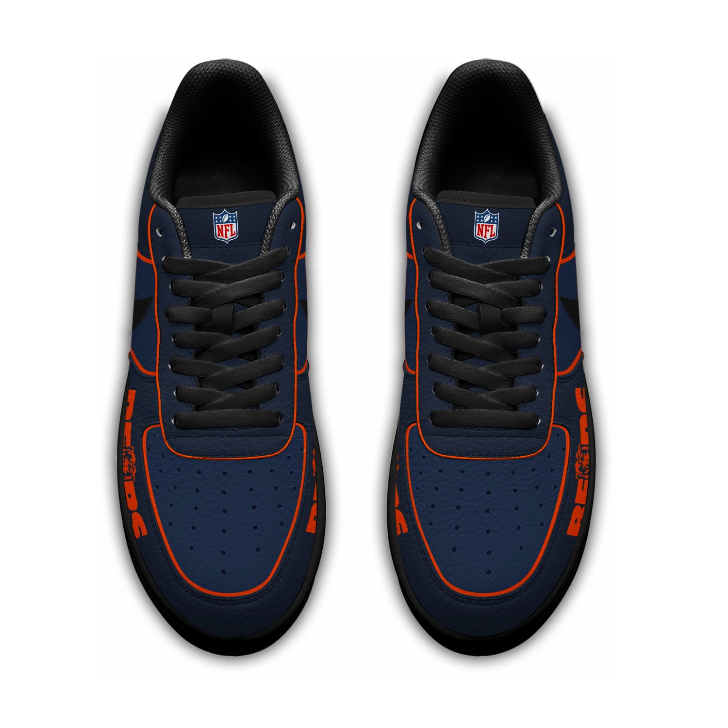 Chicago Bears | Premium NFL Custom AF1 Shoes NY - Image 3