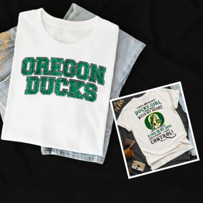 Alternative view of Oregon Ducks | Premium NCAA Girl Fan 3D Shirt