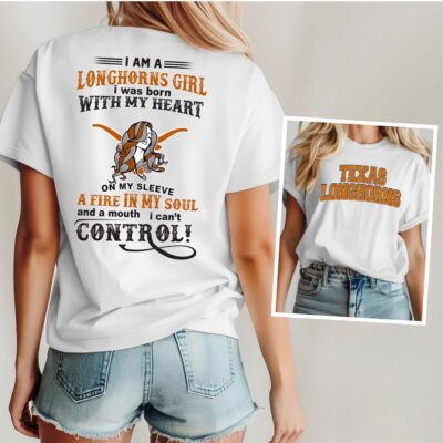 Texas Longhorns | Premium NCAA Girl Fan 3D Shirt