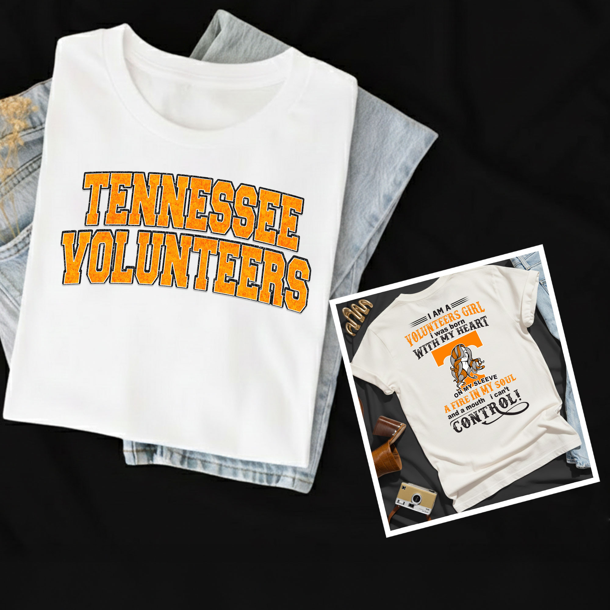 Tennessee Volunteers | Premium NCAA Girl Fan 3D Shirt - Image 2