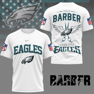 Philadelphia Eagles | Premium NFL Barber Fan 3D Shirt NY
