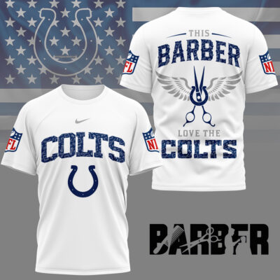 Indianapolis Colts | Premium NFL Barber Fan 3D Shirt NY