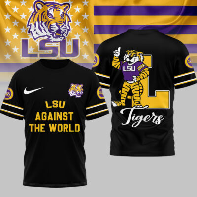 Alternative view of LSU Tigers | Premium NCAA My Team Against The World T-shirt