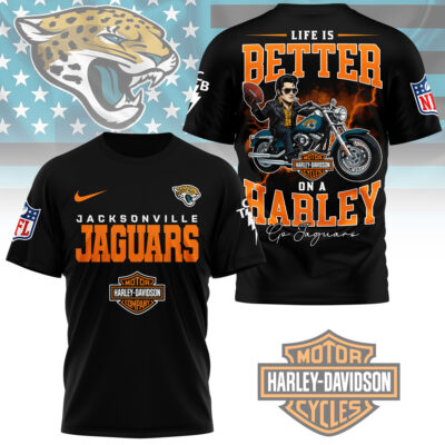 Jacksonville Jaguars | Premium NFL Elvis Presley Harley Davidson 3D Shirt NY