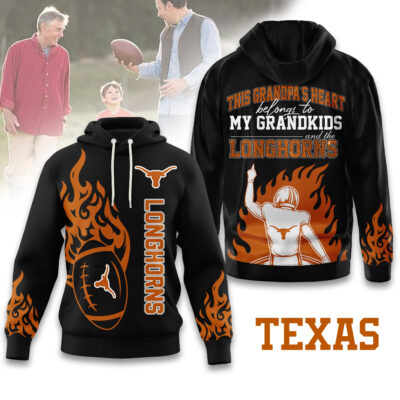 Texas Longhorns | Premium NCAA Football Grandpa Hoodie