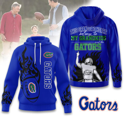 Alternative view of Florida Gators | Premium NCAA Football Grandpa Hoodie