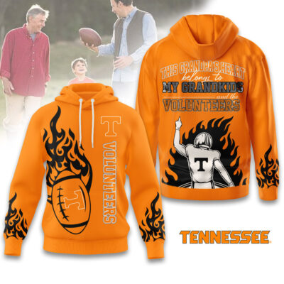 Alternative view of Tennessee Volunteers | Premium NCAA Football Grandpa Hoodie