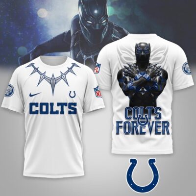 Indianapolis Colts | Premium NFL Black Panther 3D Shirt
