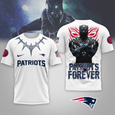 New England Patriots | Premium NFL Black Panther 3D Shirt
