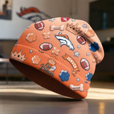 Alternative view of Denver Broncos | Premium NFL Crown Beanie Hat NY