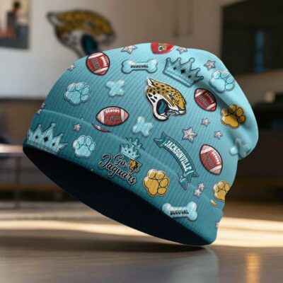 Alternative view of Jacksonville Jaguars | Premium NFL Crown Beanie Hat NY