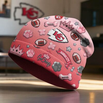 Alternative view of Kansas City Chiefs | Premium NFL Crown Beanie Hat NY