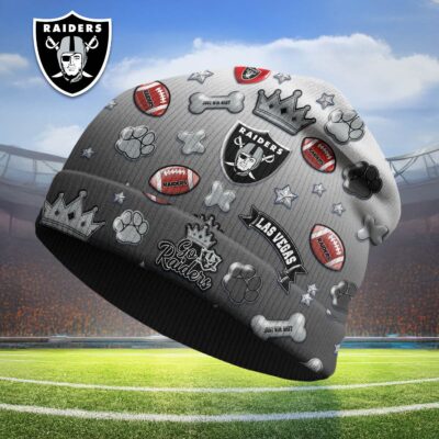 Las Vegas Raiders | Premium NFL Crown Beanie Hat NY