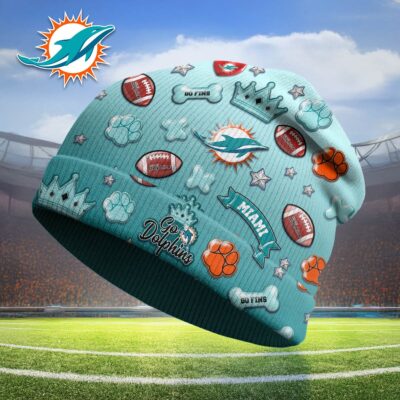Miami Dolphins | Premium NFL Crown Beanie Hat NY