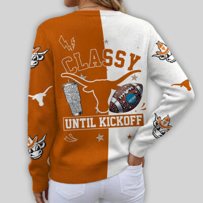 Alternative view of Texas Longhorns | Premium NCAA Game Day V-neck Cardigan