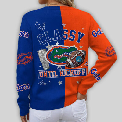 Alternative view of Florida Gators | Premium NCAA Game Day V-neck Cardigan