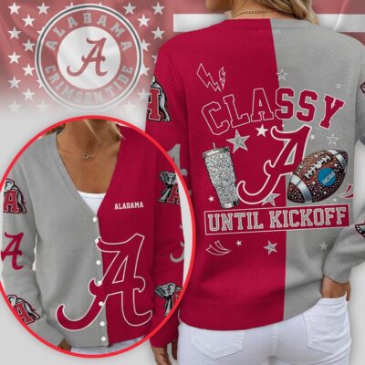 Alabama Crimson Tide | Premium NCAA Game Day V-neck Cardigan