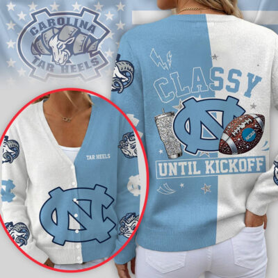 North Carolina Tar Heels | Premium NCAA Game Day V-neck Cardigan