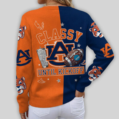 Alternative view of Auburn Tigers | Premium NCAA Game Day V-neck Cardigan