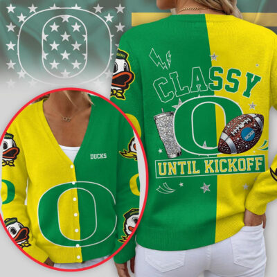 Oregon Ducks | Premium NCAA Game Day V-neck Cardigan