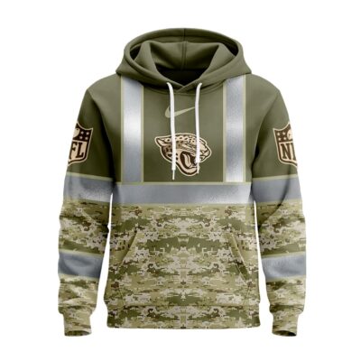 Alternative view of Jacksonville Jaguars | Premium NFL Hi Vis Salute to Service Hoodie NY