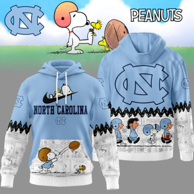 North Carolina Tar Heels | Premium NCAA Snoopy Peanuts Comic Hoodie