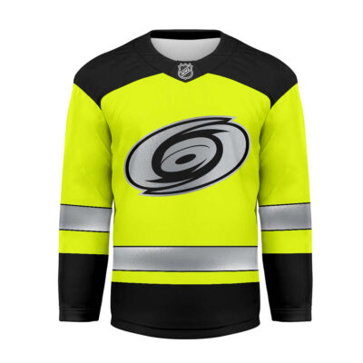 Alternative view of Carolina Hurricanes | Premium NHL Hi-Vis Safety Hockey Jersey