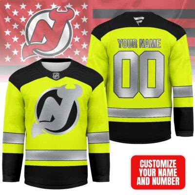 New Jersey Devils | Premium NHL Hi-Vis Safety Hockey Jersey
