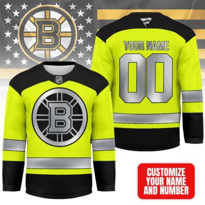Boston Bruins | Premium NHL Hi-Vis Safety Hockey Jersey
