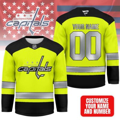 Washington Capitals | Premium NHL Hi-Vis Safety Hockey Jersey