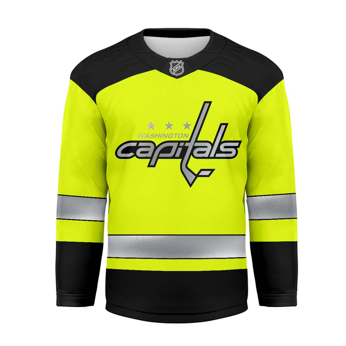Washington Capitals | Premium NHL Hi-Vis Safety Hockey Jersey - Image 3