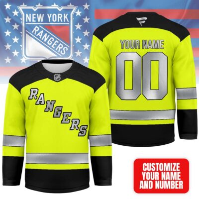 New York Rangers | Premium NHL Hi-Vis Safety Hockey Jersey