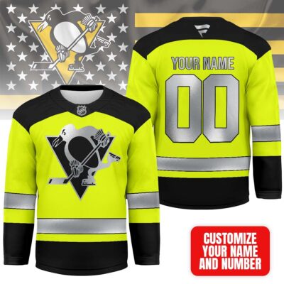 Pittsburgh Penguins | Premium NHL Hi-Vis Safety Hockey Jersey