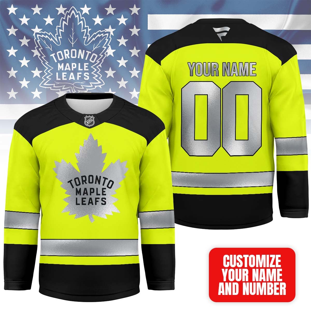 Toronto Maple Leafs | Premium NHL Hi-Vis Safety Hockey Jersey