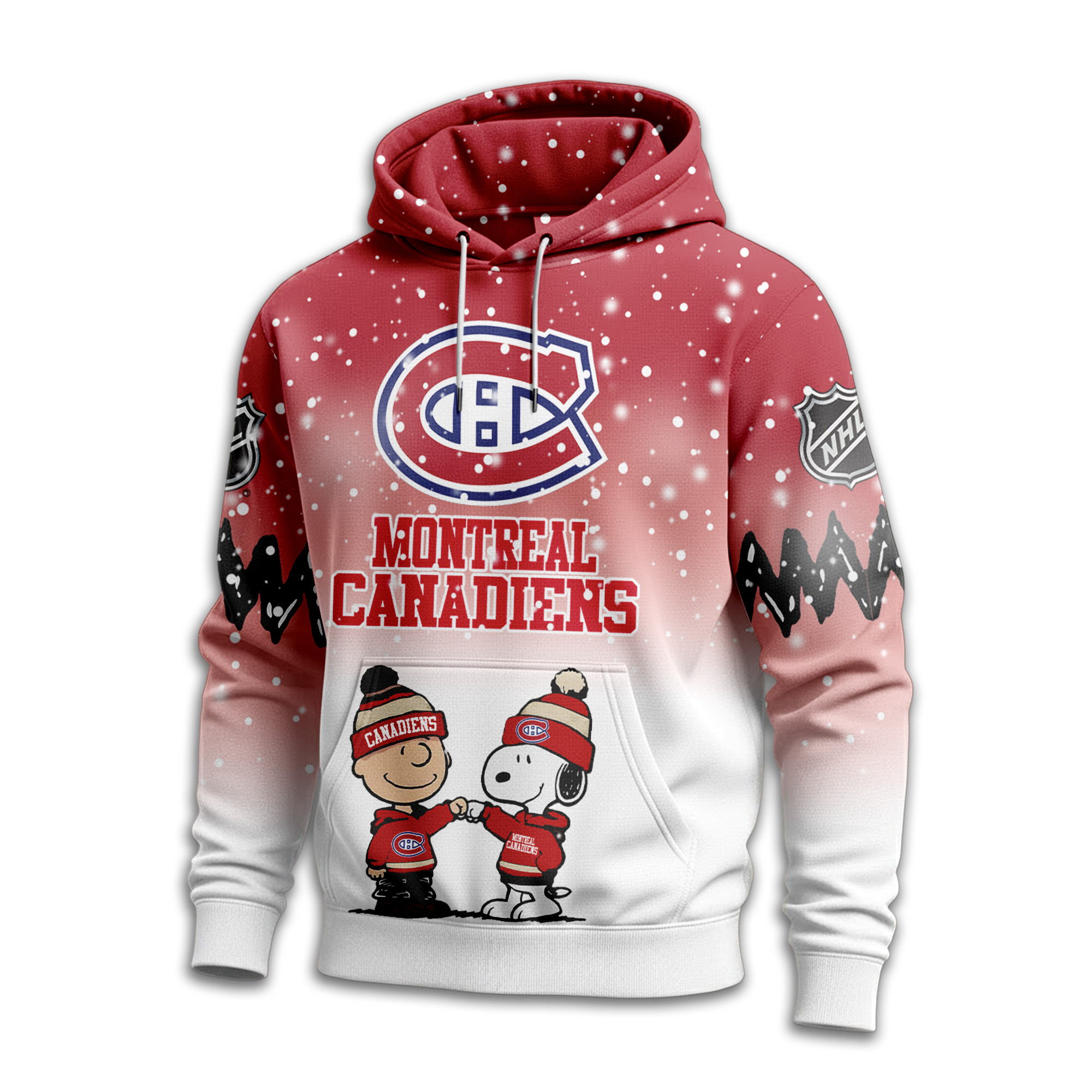 Montreal Canadiens | Premium NHL Peanuts Hoodie - Image 2