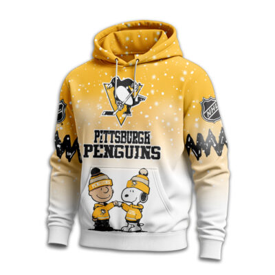 Alternative view of Pittsburgh Penguins | Premium NHL Peanuts Hoodie